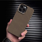 Color: Light Coffee
Hand-crafted flannel case featuring a soft texture, durable PC core, and eco-friendly microfiber leather interior. 
Proudly presented by Tree New Bee Accessories — where craftsmanship meets sophistication.