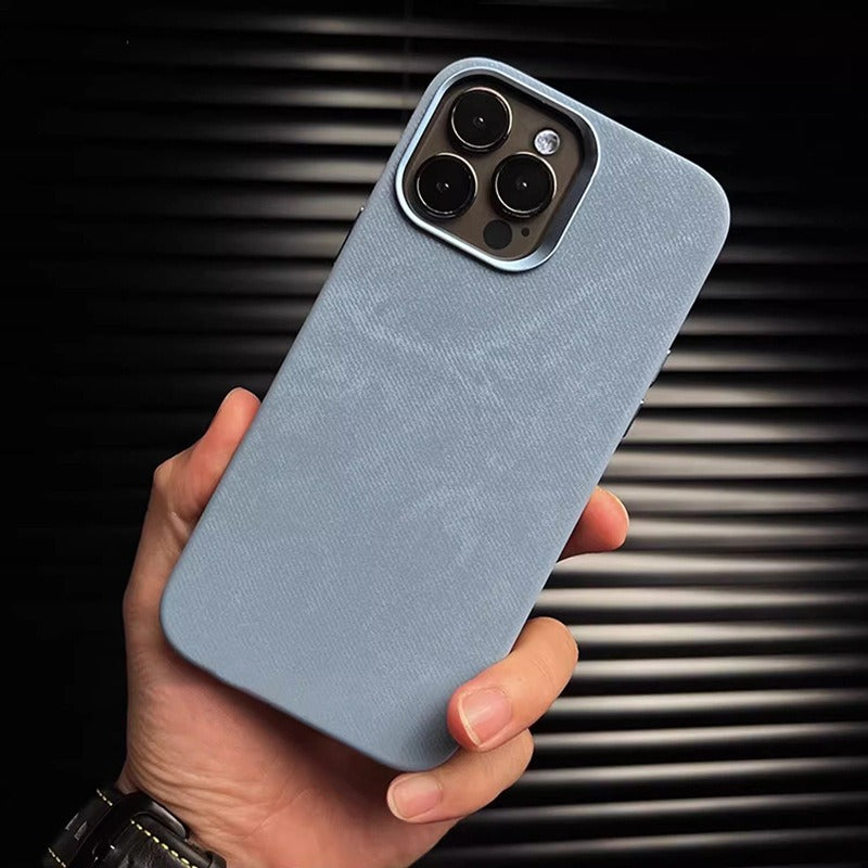 Color: Arctic Blue
Hand-crafted flannel case featuring a soft texture, durable PC core, and eco-friendly microfiber leather interior. 
Proudly presented by Tree New Bee Accessories — where craftsmanship meets sophistication.