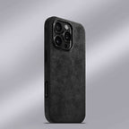 Premium Faux Suede Phone Case – Compatible with iPhone 15 Series