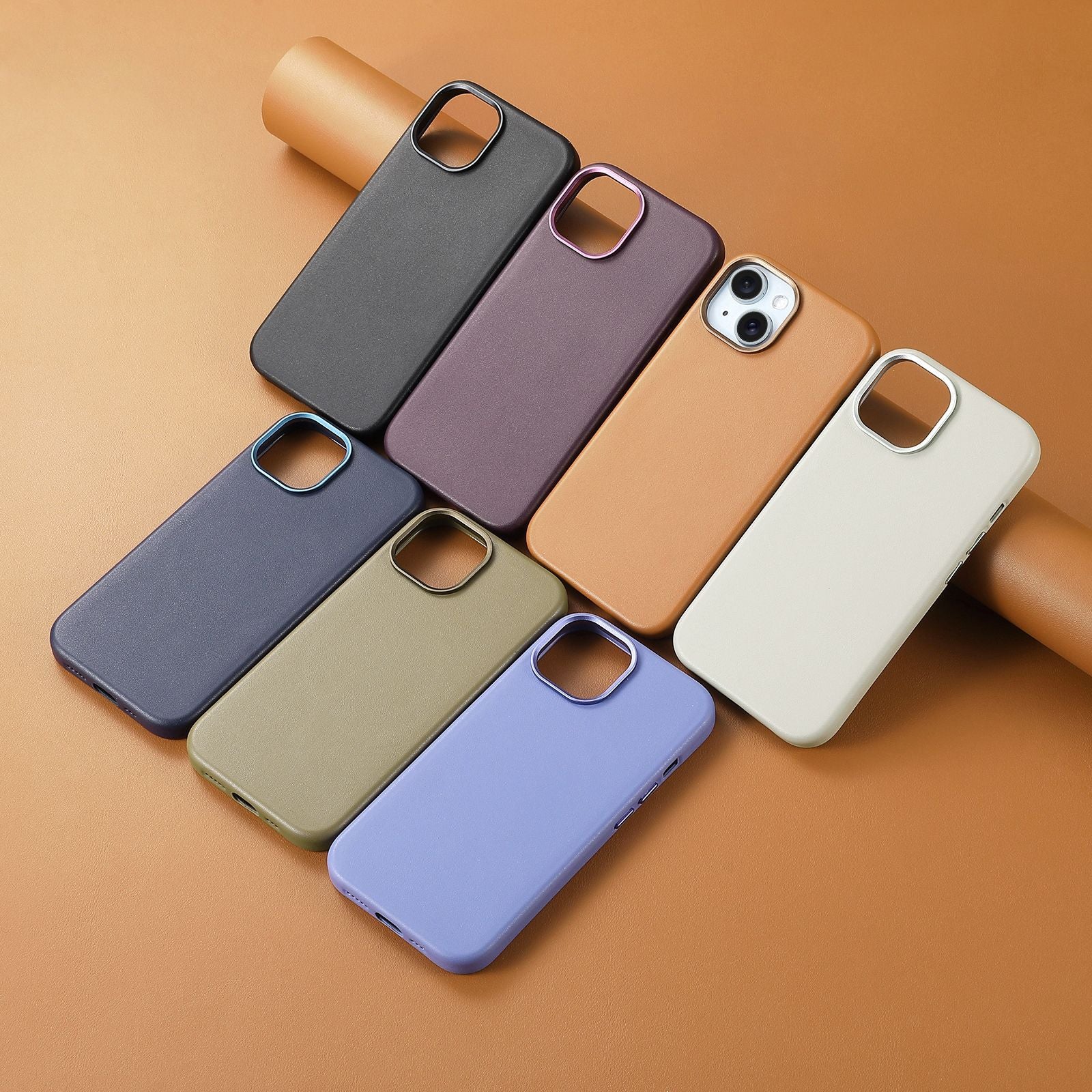 Premium Vegan Leather Phone Case – iPhone 16 Series