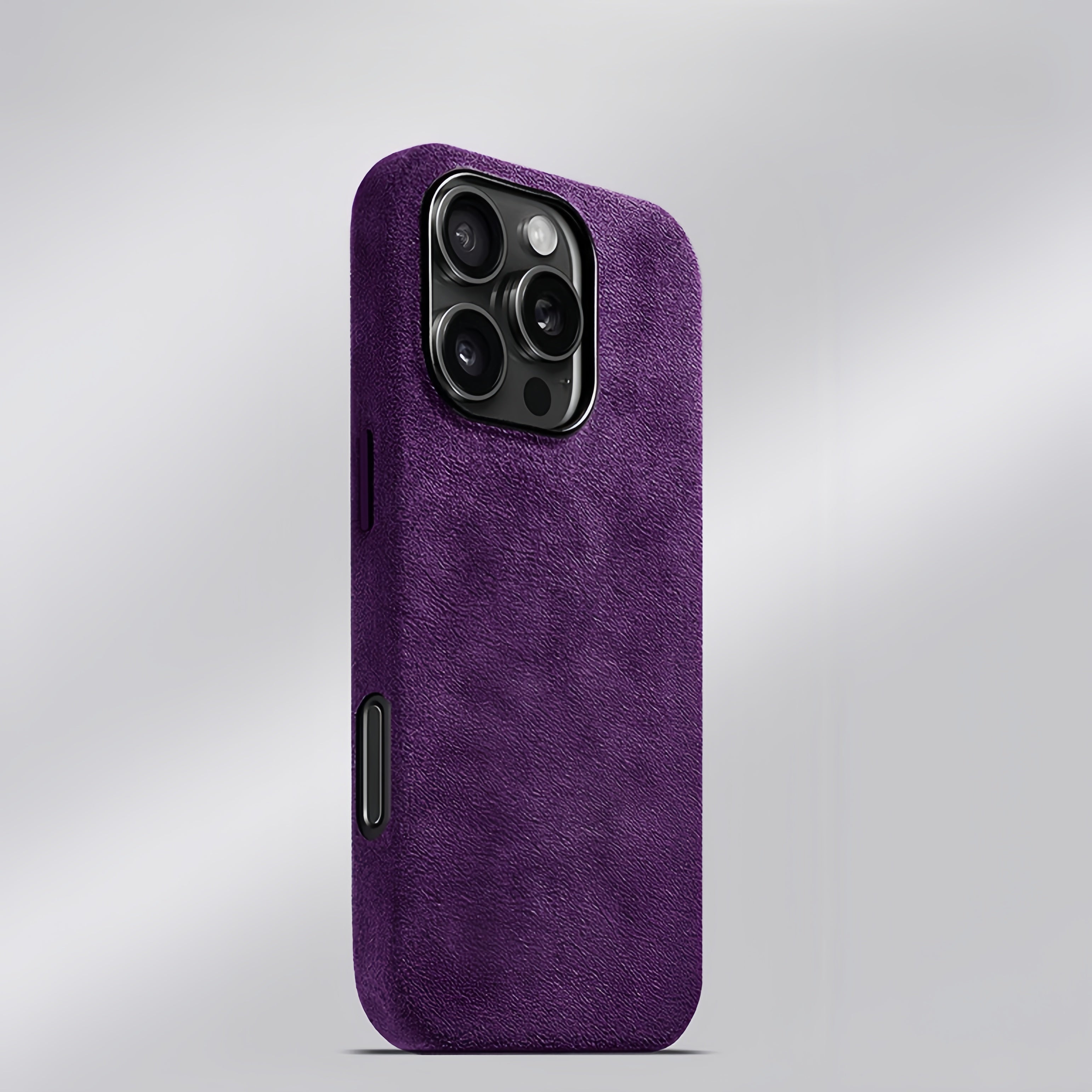 Premium Faux Suede Phone Case – Compatible with iPhone 15 Series