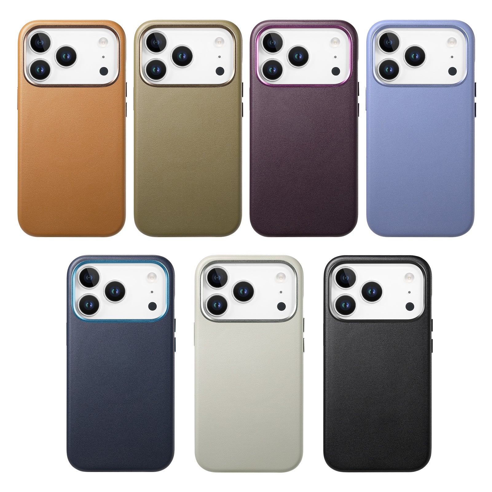 Premium Vegan Leather Phone Case – iPhone 17 Series