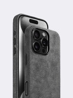 Premium Faux Suede Phone Case – Compatible with iPhone 15 Series