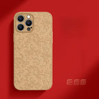 Traditional Chinese-Inspired Faux Leather Phone Case – iPhone 16 Series