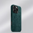 Premium Faux Suede Phone Case – Compatible with iPhone 15 Series