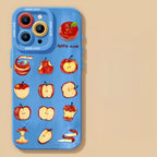 The Bite of an Apple Silicone Phone Case – Compatible with iPhone 15 Series