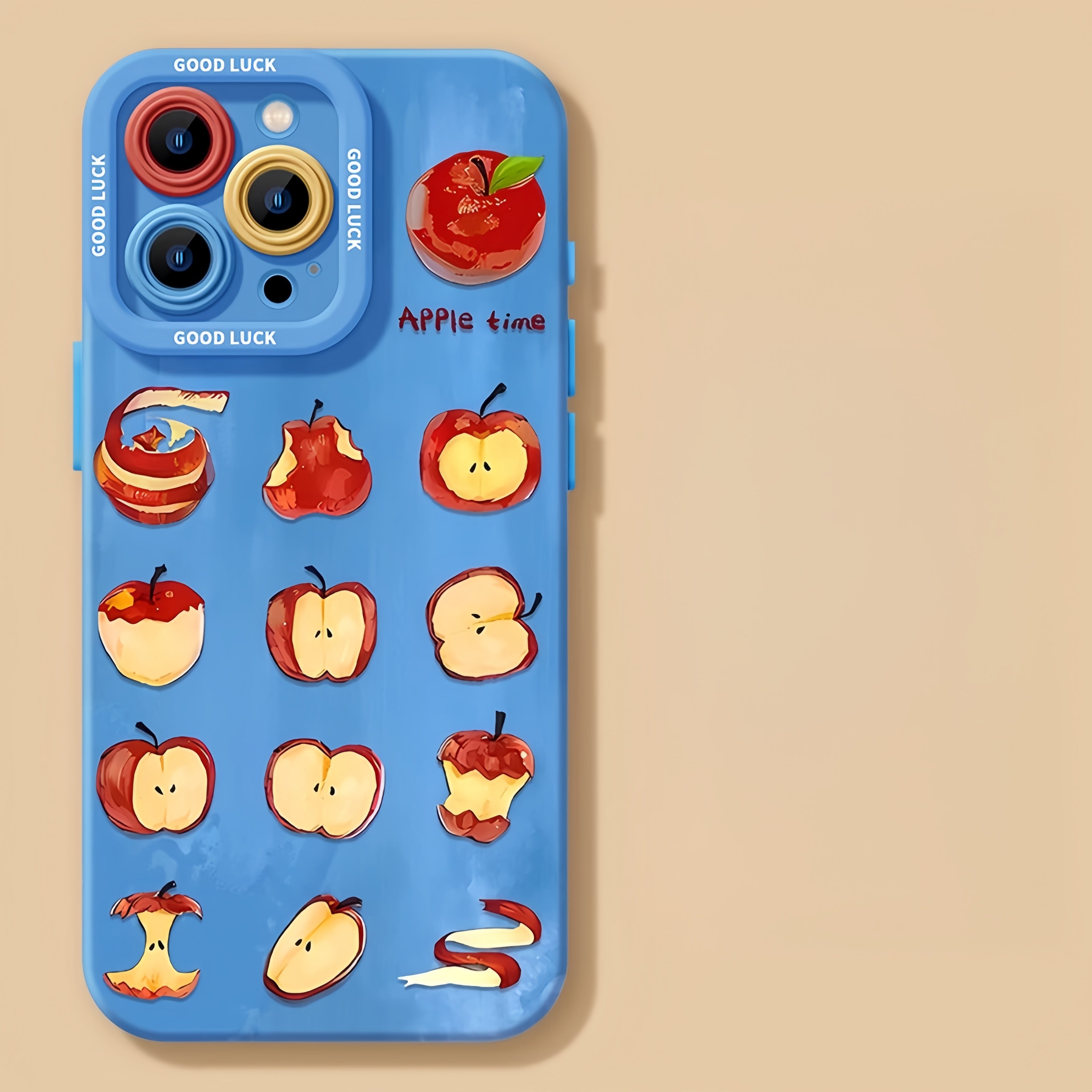 The Bite of an Apple Silicone Phone Case – Compatible with iPhone 15 Series