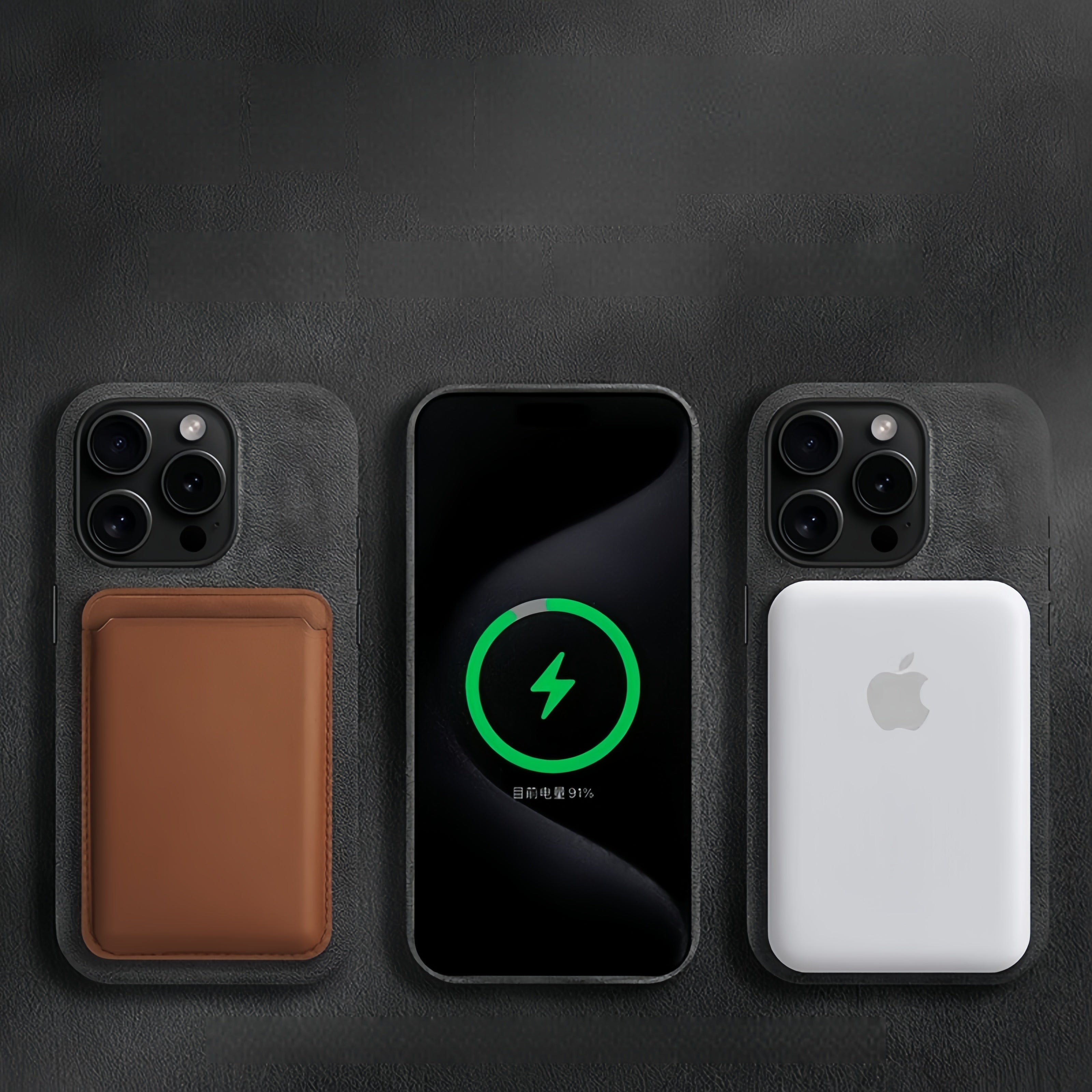 Premium Faux Suede Phone Case – Compatible with iPhone 15 Series