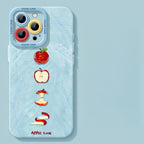 The Bite of an Apple Silicone Phone Case – Compatible with iPhone 15 Series