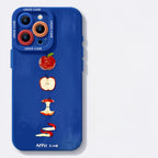 The Bite of an Apple Silicone Phone Case – Compatible with iPhone 15 Series