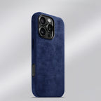 Premium Faux Suede Phone Case – Compatible with iPhone 15 Series