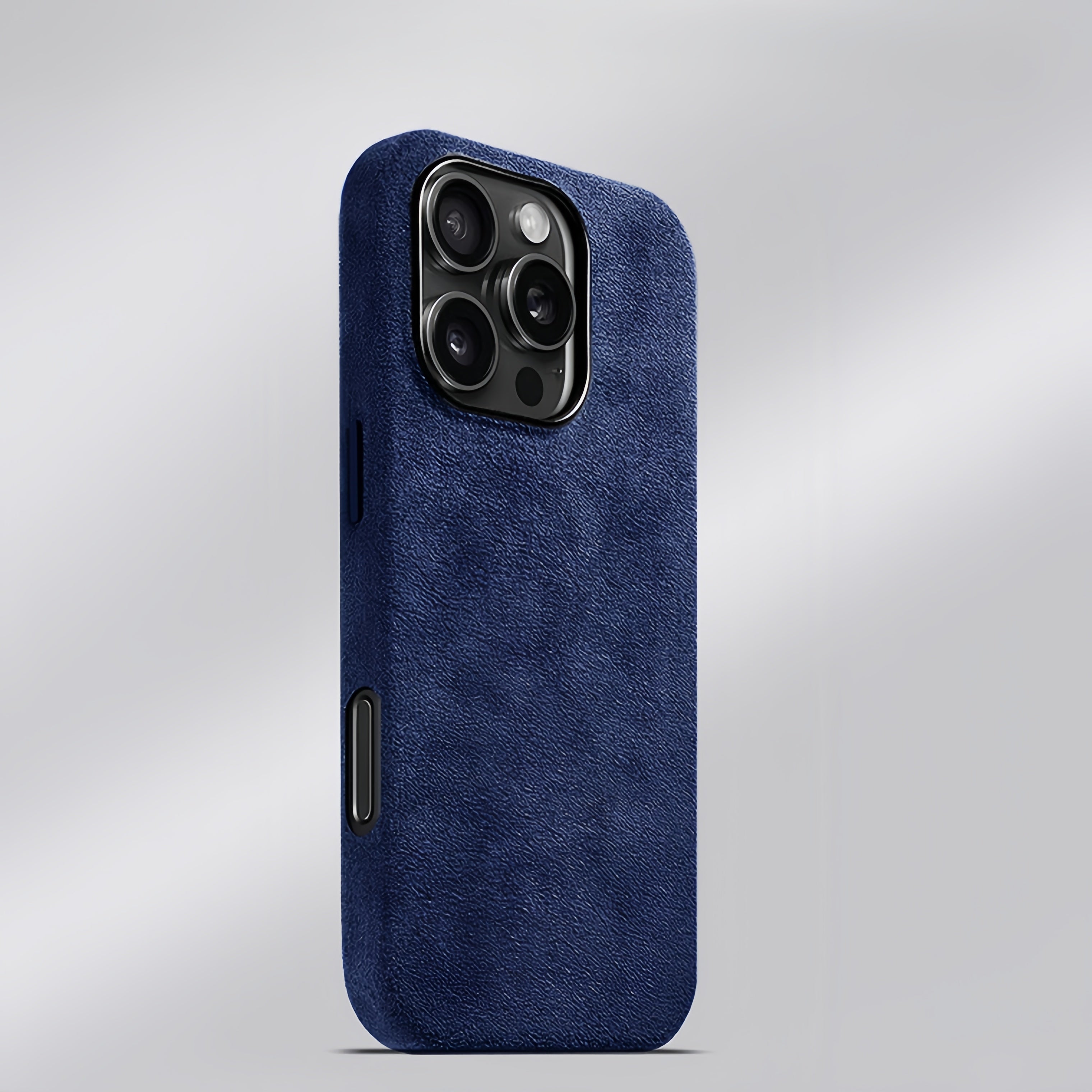 Premium Faux Suede Phone Case – Compatible with iPhone 15 Series