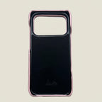 Hand-Crafted Hydrangea Pink Leather Phone Case – Compatible with iPhone 17 Series